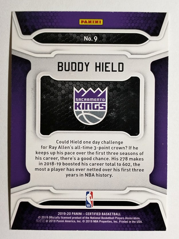 2019-20 Certified Record Breakers #9 Buddy Hield