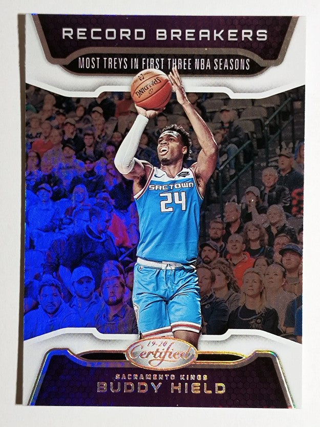 2019-20 Certified Record Breakers #9 Buddy Hield