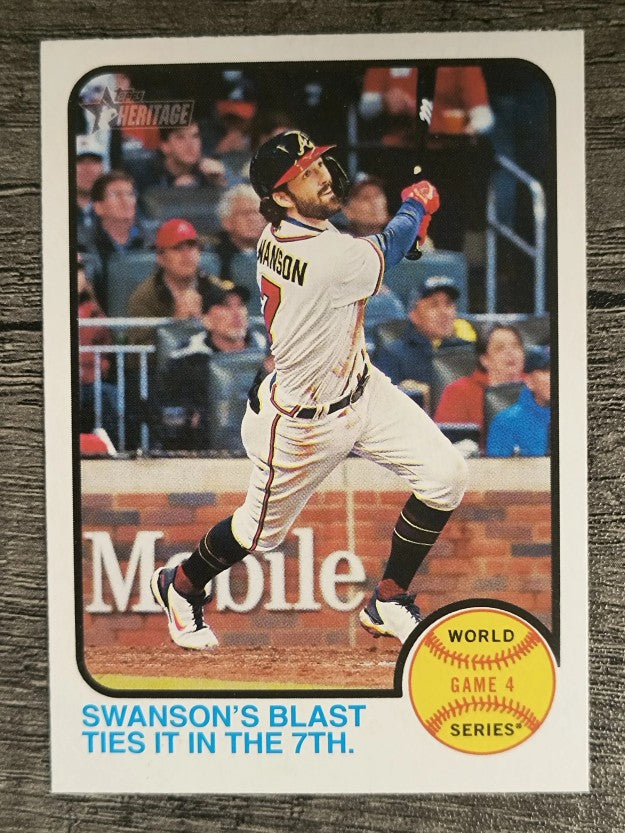 2022 Topps Heritage #207 Dansby Swanson