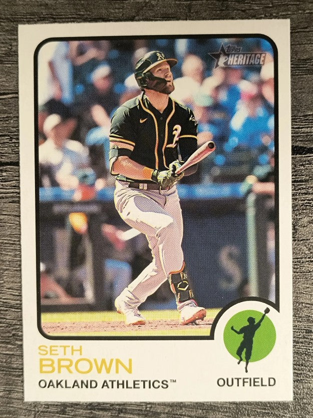 2022 Topps Heritage #328 Seth Brown