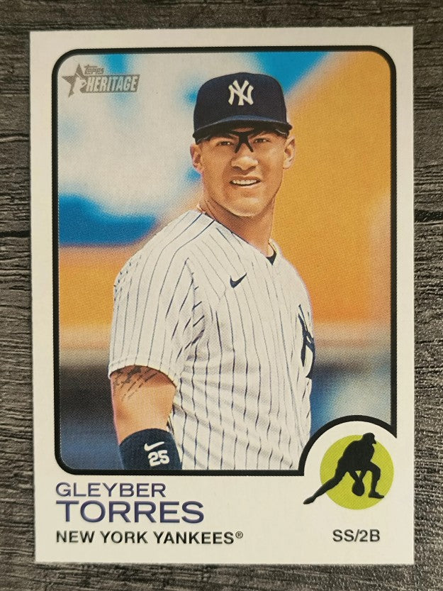 2022 Topps Heritage #299 Gleyber Torres