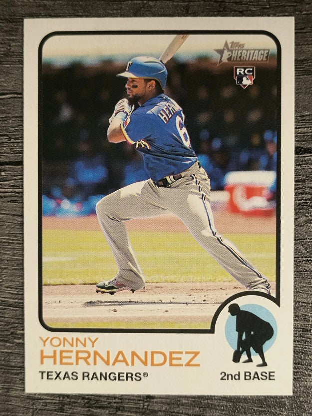 2022 Topps Heritage #79 Yonny Hernandez RC