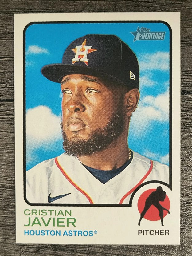 2022 Topps Heritage #130 Cristian Javier