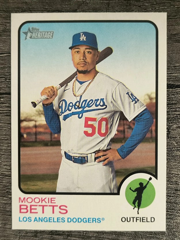 2022 Topps Heritage #386 Mookie Betts