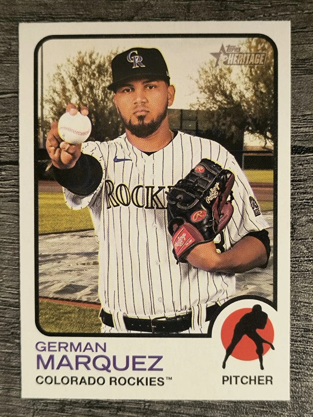 2022 Topps Heritage #270 German Marquez