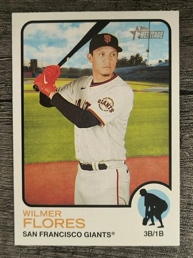2022 Topps Heritage #129 Wilmer Flores