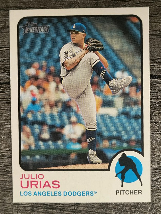 2022 Topps Heritage #337 Julio Urias
