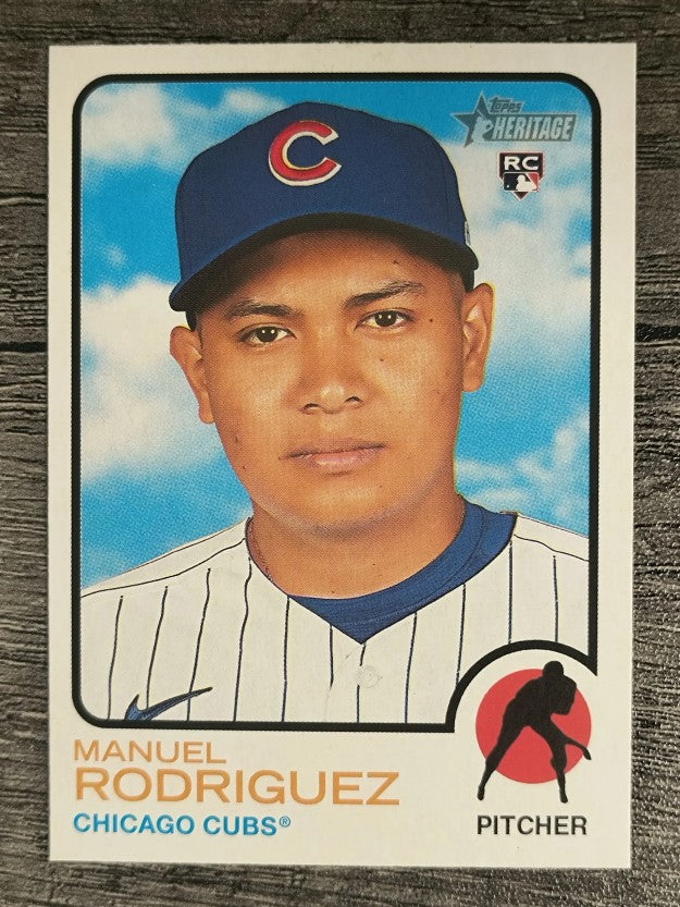 2022 Topps Heritage #291 Manuel Rodriguez RC