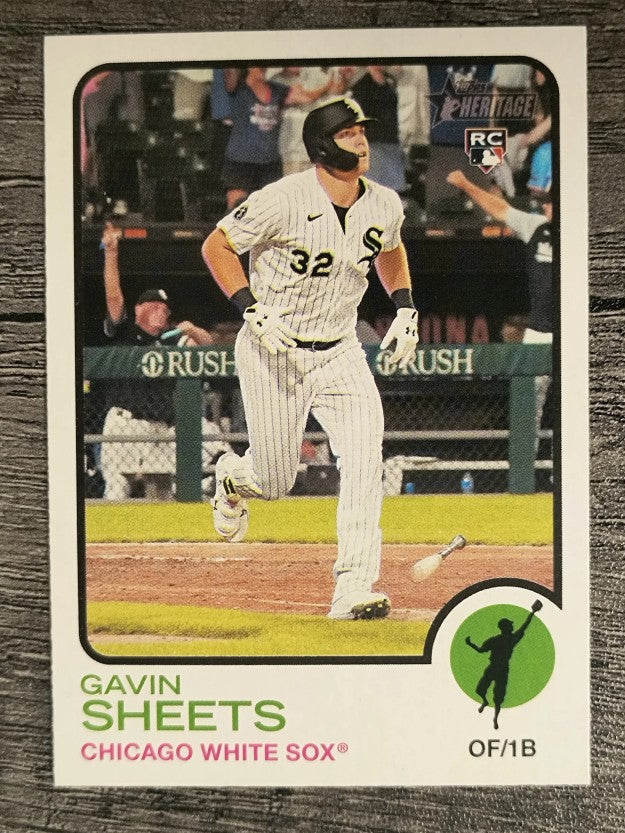 2022 Topps Heritage #181 Gavin Sheets RC