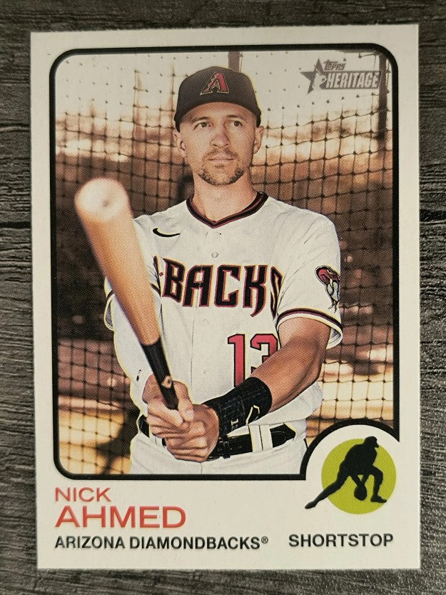 2022 Topps Heritage #135 Nick Ahmed