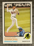 2022 Topps Heritage #12 Andrelton Simmons