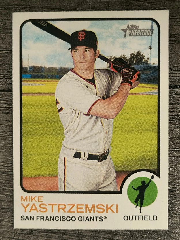 2022 Topps Heritage #11 Mike Yastrzemski