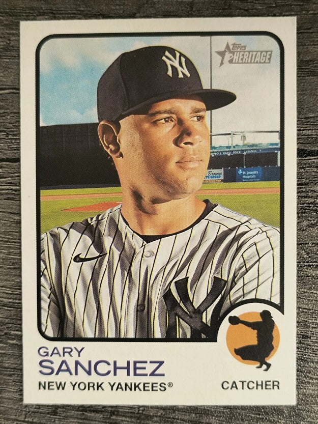 2022 Topps Heritage #258 Gary Sanchez