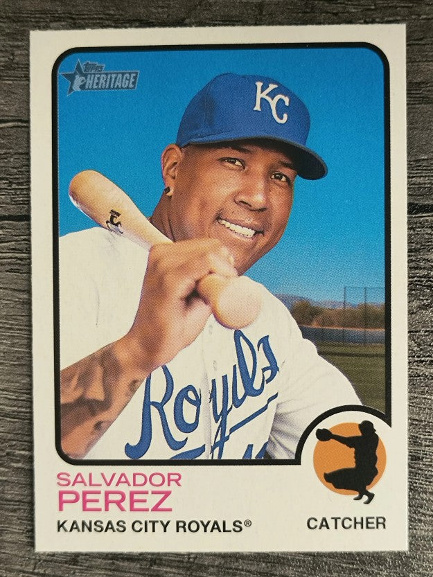 2022 Topps Heritage #267 Salvador Perez