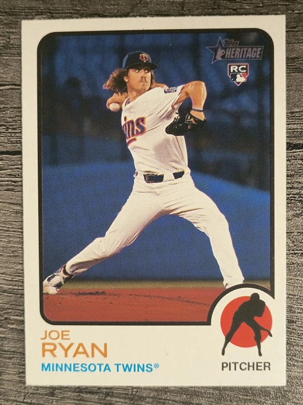 2022 Topps Heritage #370 Joe Ryan RC