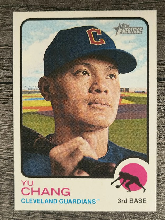 2022 Topps Heritage #400 Yu Chang