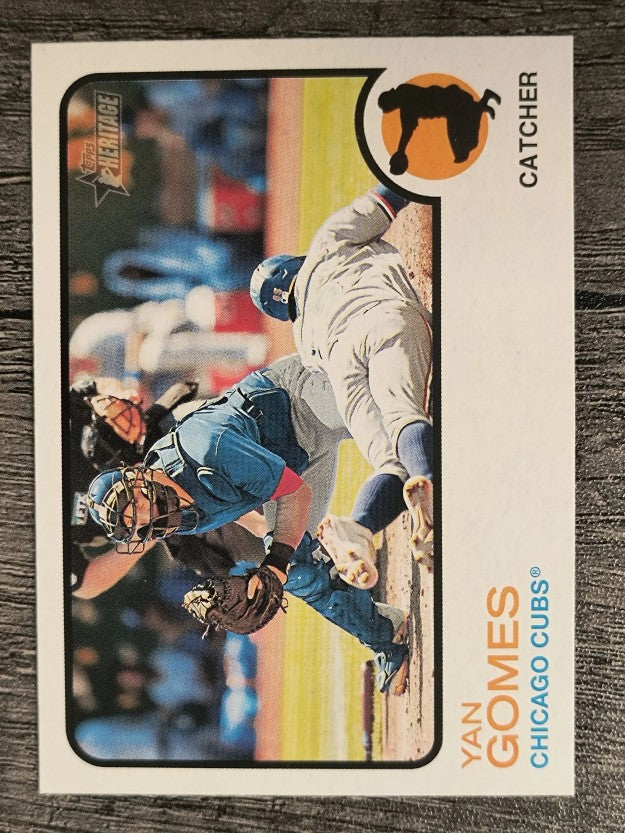 2022 Topps Heritage #301 Yan Gomes
