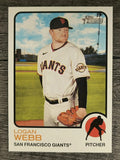 2022 Topps Heritage #358 Logan Webb