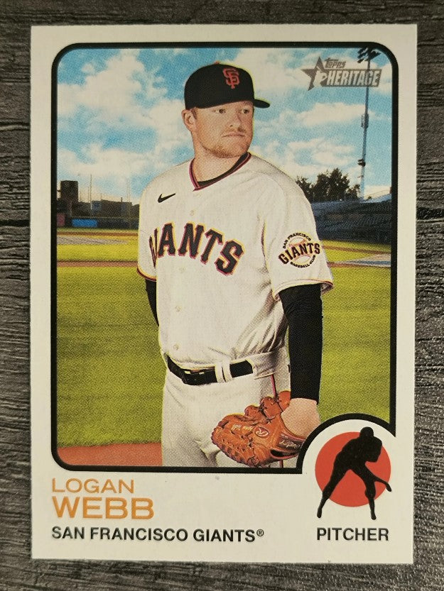 2022 Topps Heritage #358 Logan Webb