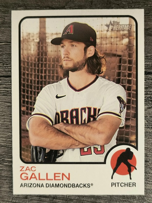 2022 Topps Heritage #294 Zac Gallen
