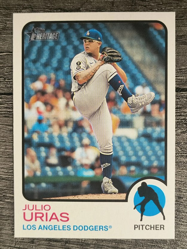 2022 Topps Heritage #337 Julio Urias