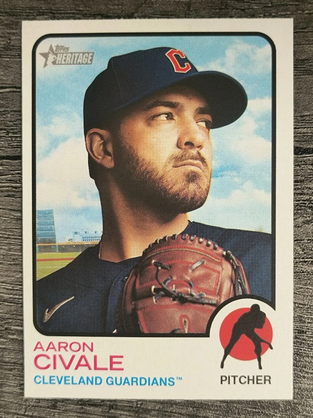 2022 Topps Heritage #335 Aaron Civale