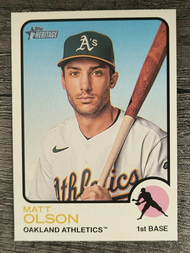 2022 Topps Heritage #48 Matt Olson