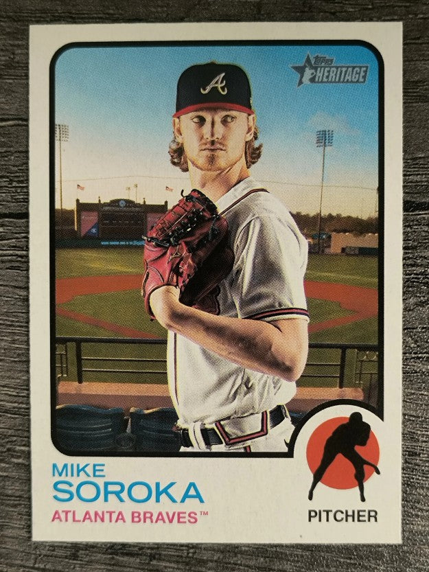 2022 Topps Heritage #194 Mike Soroka