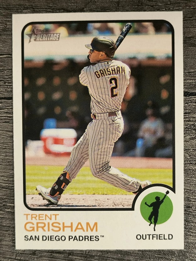 2022 Topps Heritage #190 Trent Grisham
