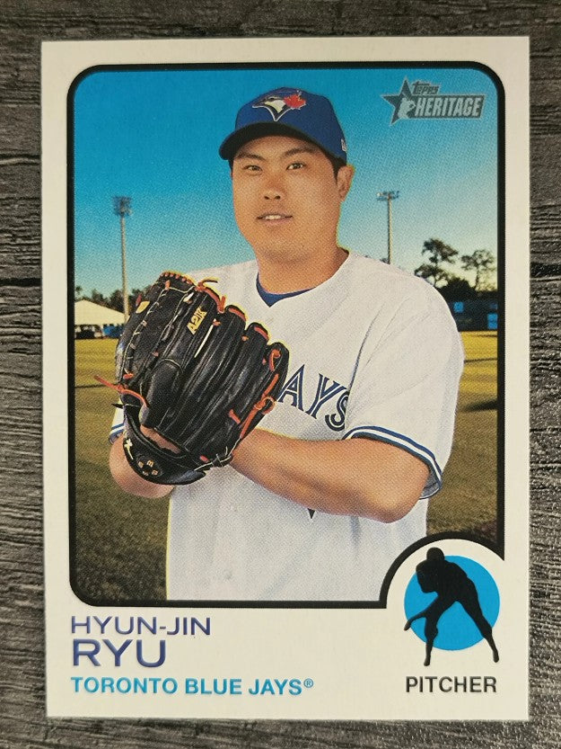 2022 Topps Heritage #168 Hyun-Jin Ryu
