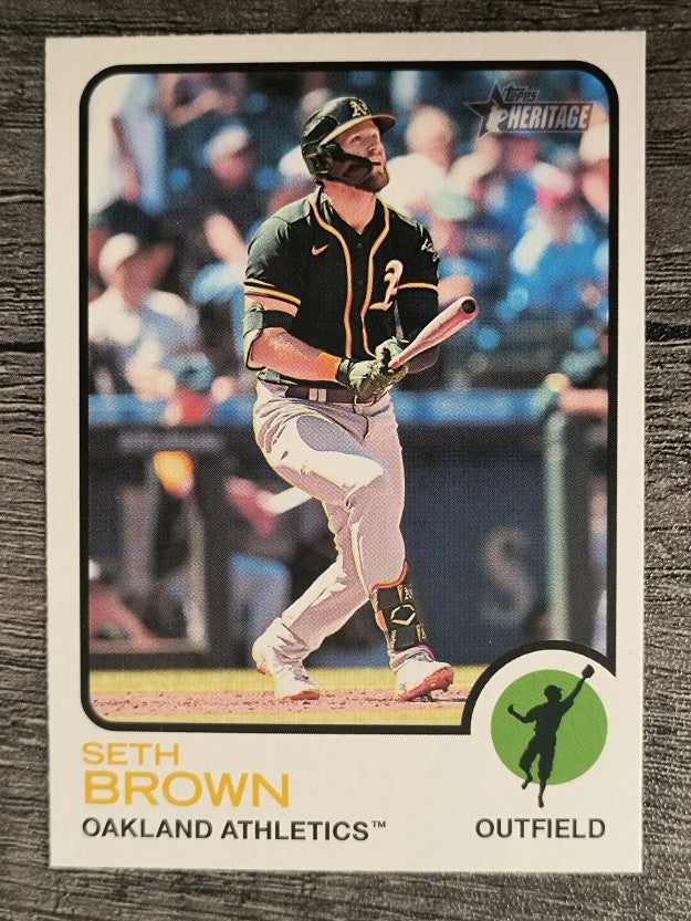 2022 Topps Heritage #328 Seth Brown
