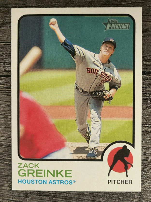 2022 Topps Heritage #187 Zack Greinke