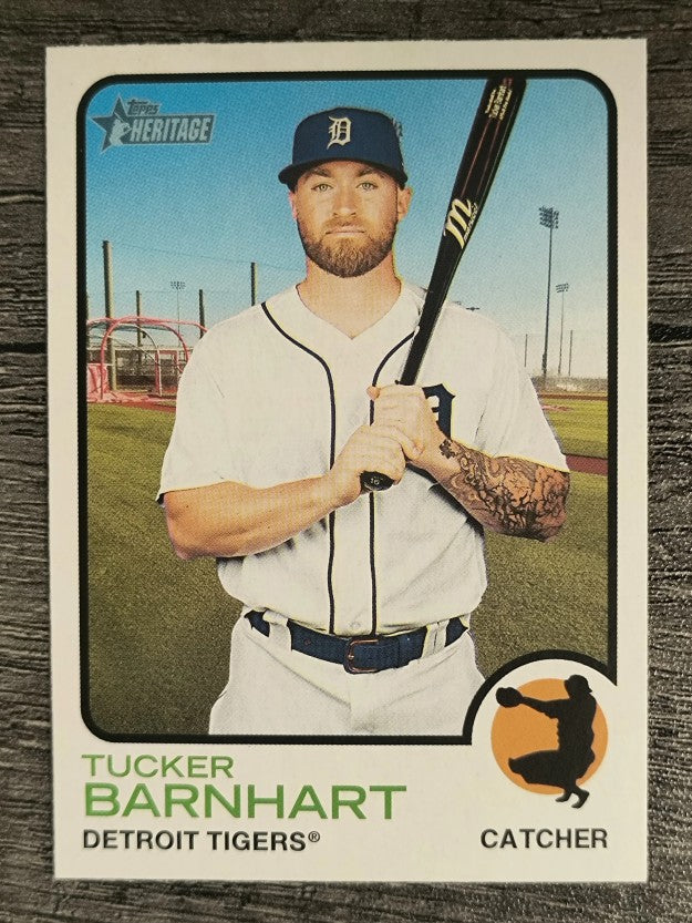 2022 Topps Heritage #111 Tucker Barnhart