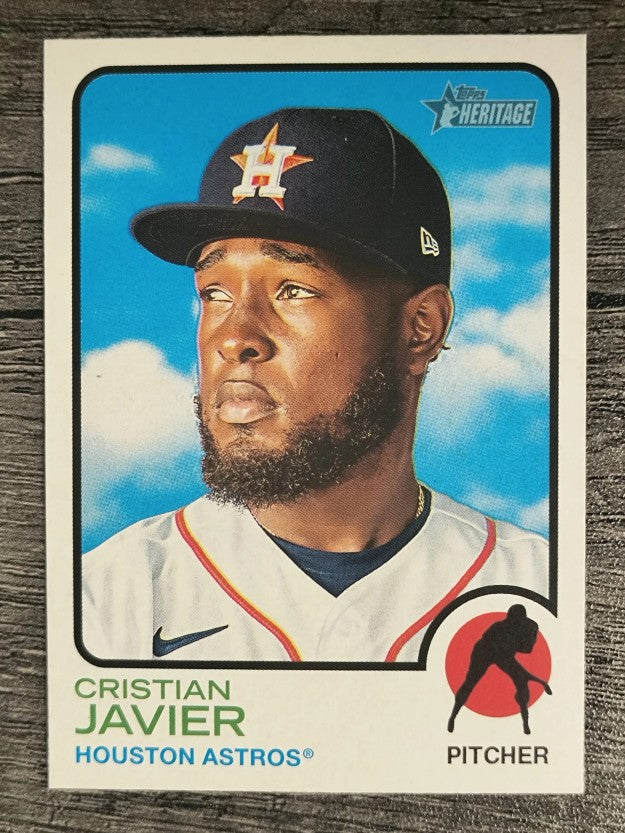 2022 Topps Heritage #130 Cristian Javier