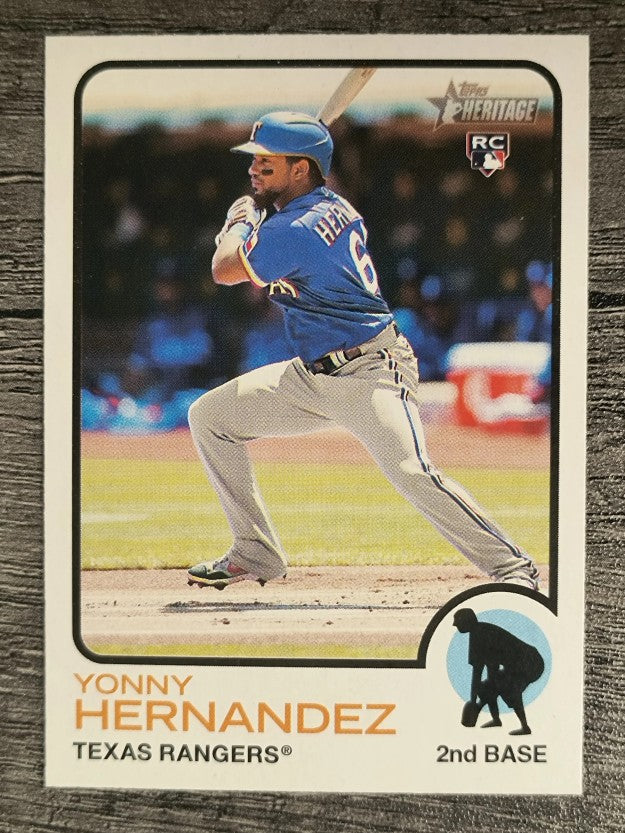 2022 Topps Heritage #79 Yonny Hernandez RC
