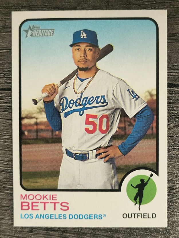 2022 Topps Heritage #386 Mookie Betts