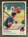 2022 Topps Heritage #230 Shane Bieber