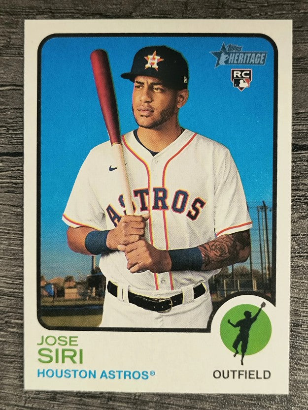 2022 Topps Heritage #256 Jose Siri RC