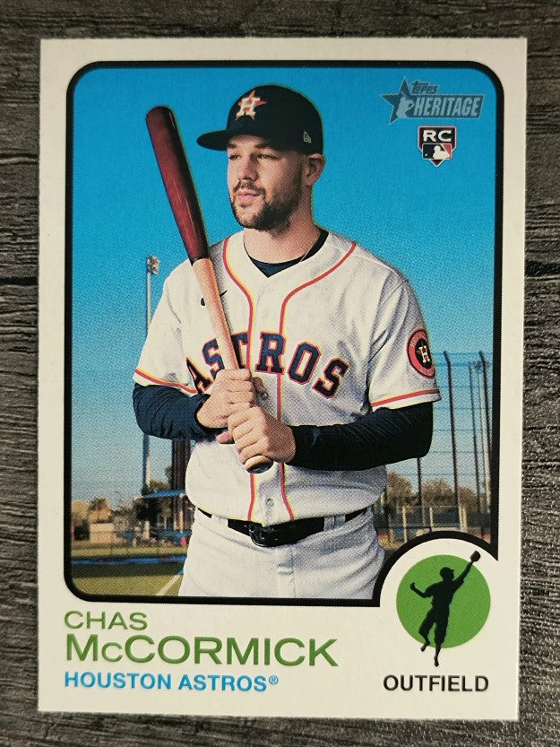 2022 Topps Heritage #182 Chas McCormick RC