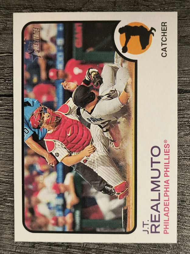 2022 Topps Heritage #124 J.T. Realmuto