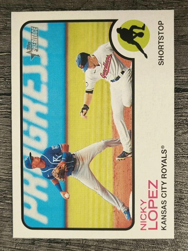 2022 Topps Heritage #260 Nicky Lopez