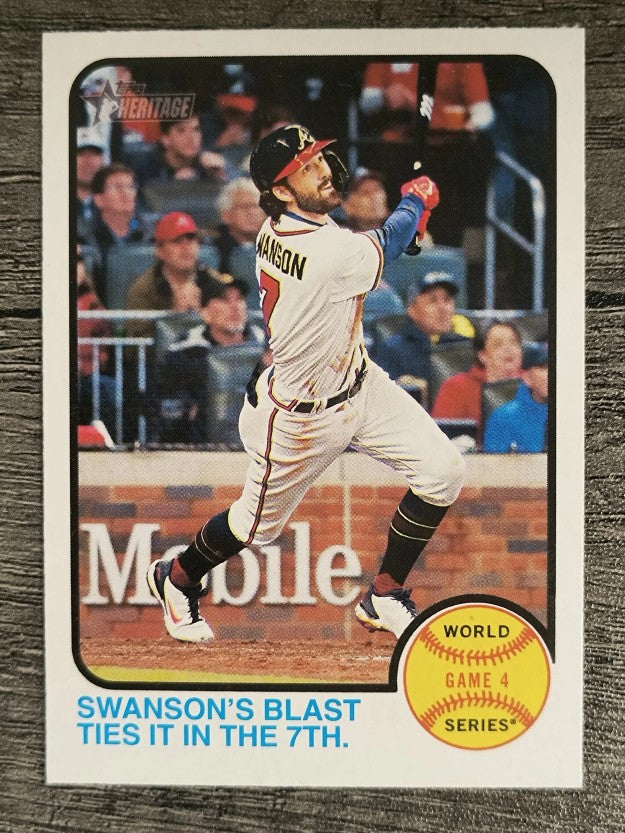 2022 Topps Heritage #207 Dansby Swanson