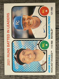 2022 Topps Heritage #62 Salvador Perez/Adam Duvall