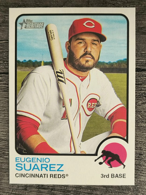 2022 Topps Heritage #27 Eugenio Suarez