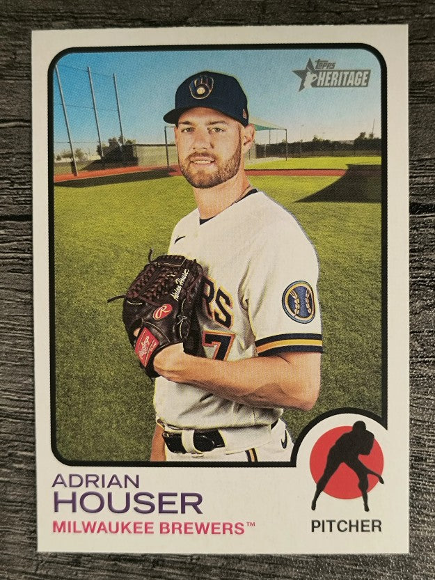 2022 Topps Heritage #219 Adrian Houser