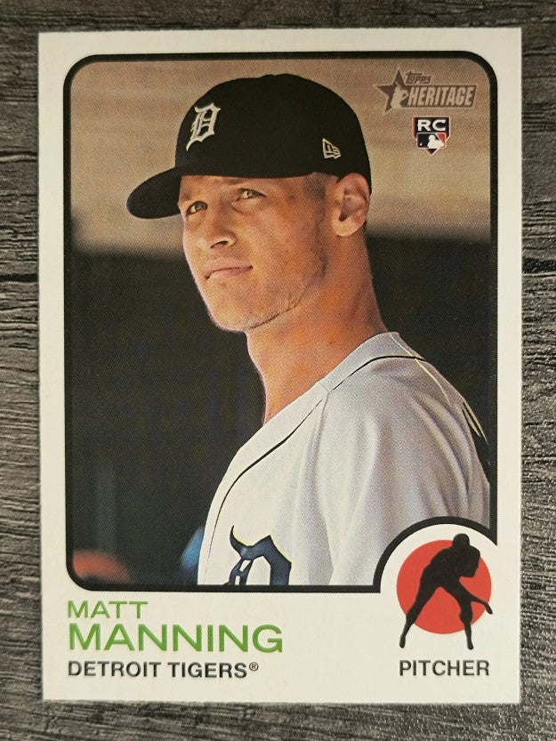 2022 Topps Heritage #227 Matt Manning RC