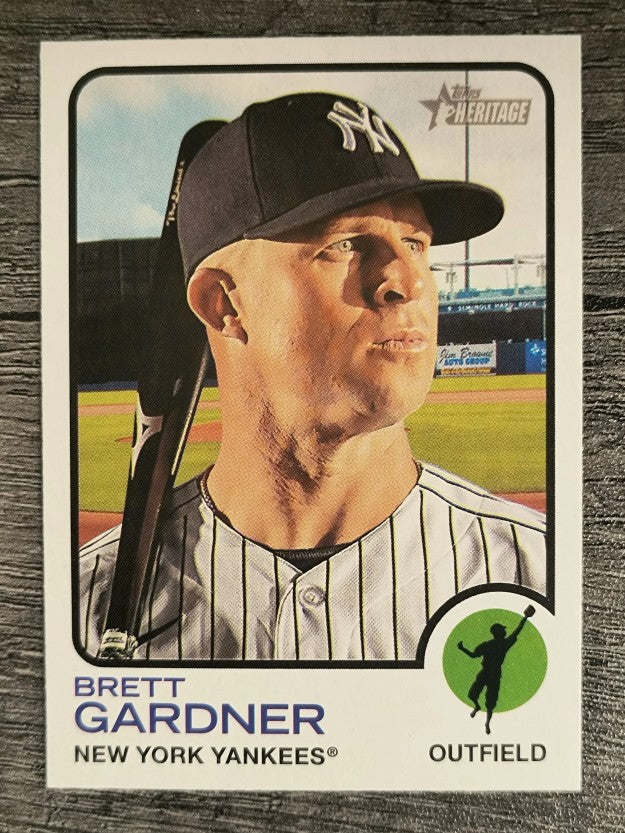 2022 Topps Heritage #349 Brett Gardner