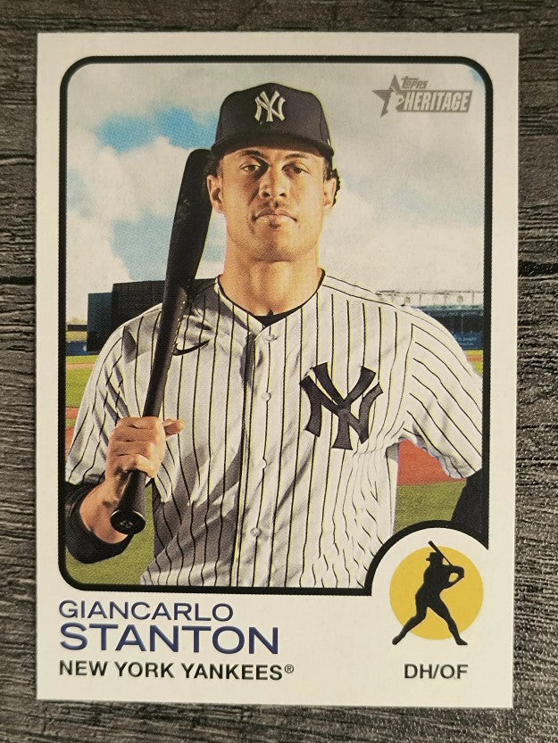 2022 Topps Heritage #225 Giancarlo Stanton