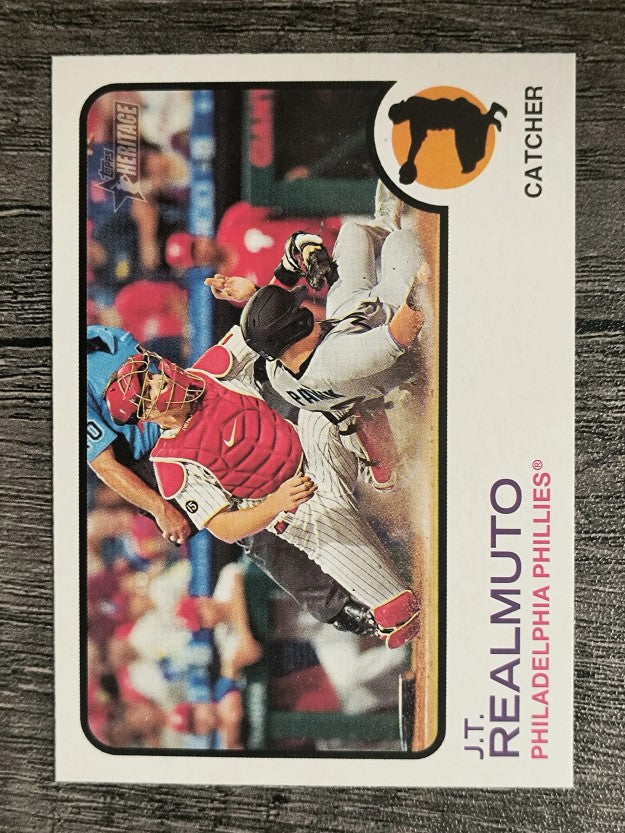 2022 Topps Heritage #124 J.T. Realmuto