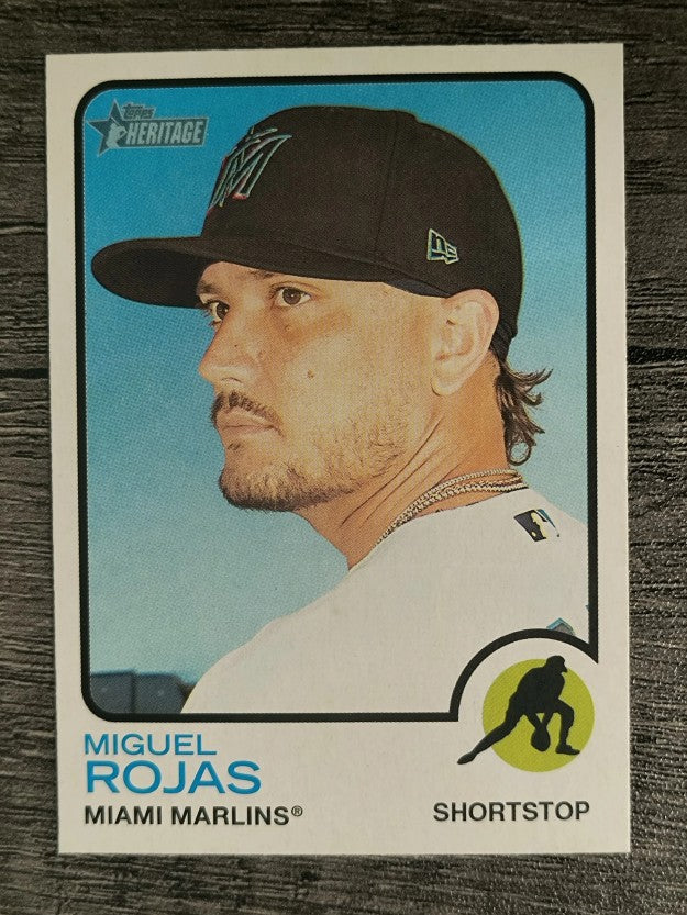 2022 Topps Heritage #224 Miguel Rojas